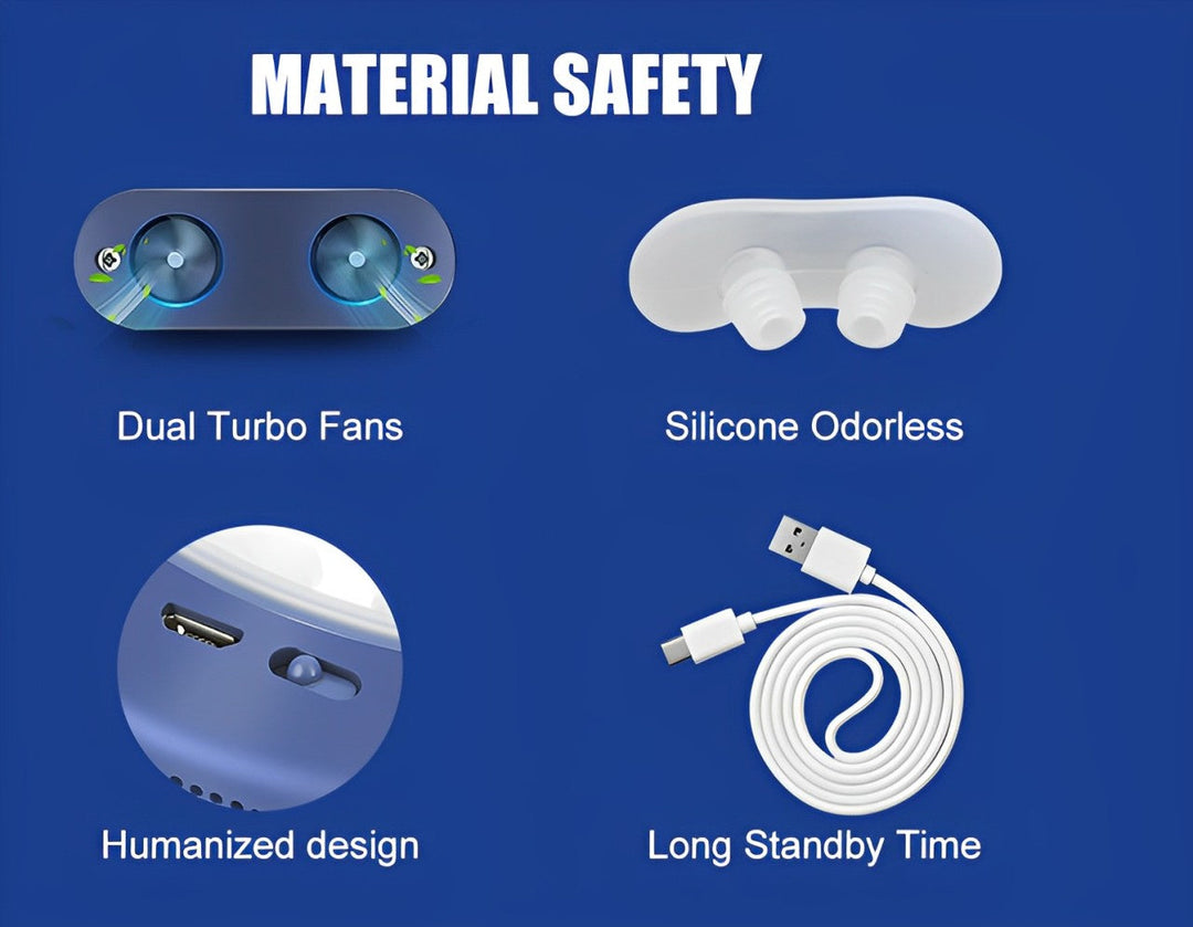 Compact Sleep Apnea Machine for Travel & Anti-Snoring Solution