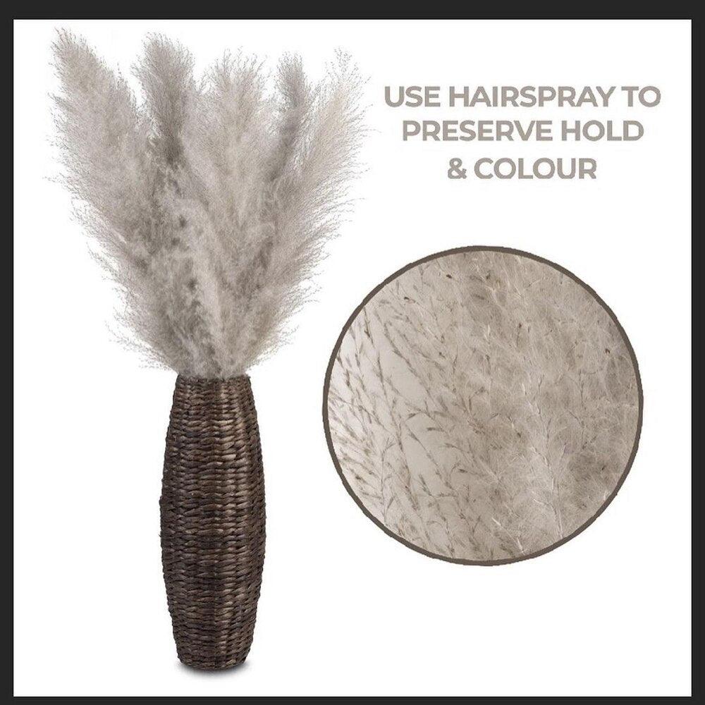 Natural Dried Pampas Grass Bouquet - 80 cm Fluffy Feathers for Boho Decor-Orizon Depot