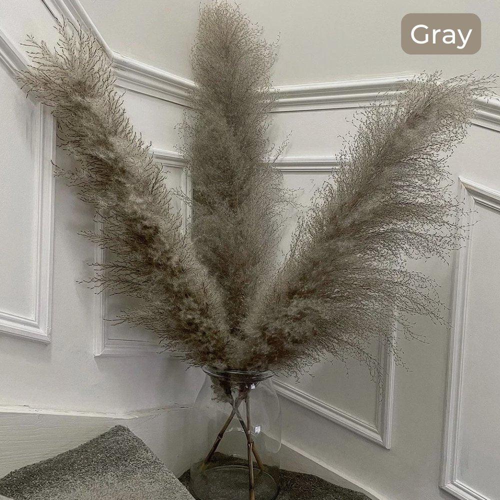 Natural Dried Pampas Grass Bouquet - 80 cm Fluffy Feathers for Boho Decor-Orizon Depot