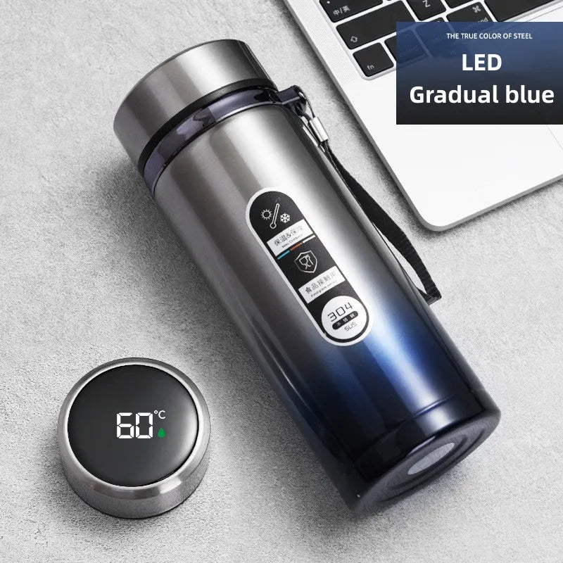 800ml-1L Stainless Steel Thermos – Portable Vacuum Flask with LED Display-Orizon Depot