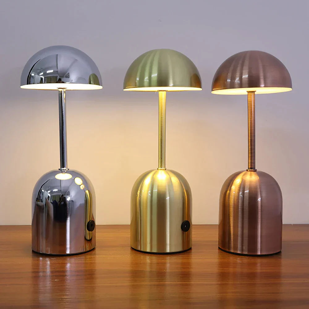 Wireless Adjustable LED Metal Desk Lamp