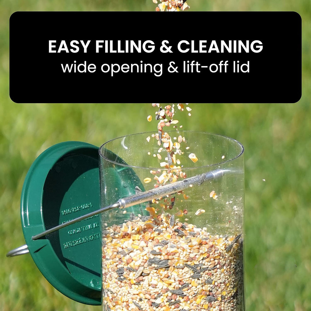 Squirrel-Resistant Bird Feeder for Backyard Wildlife