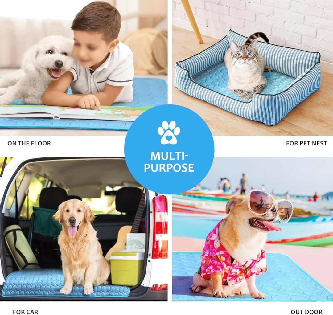 Extra-Large Dog Cooling Mat for Summer Comfort and Relief-Orizon Depot