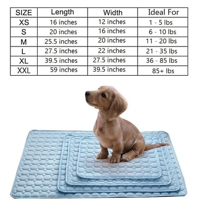Cooling Mat for Pets with Non-Toxic Self-Cooling Gel-Orizon Depot