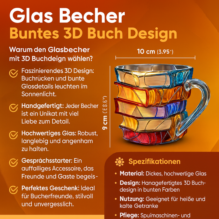 3D Unique Design Mug | Handmade Colorful Cup for Coffee & Tea
