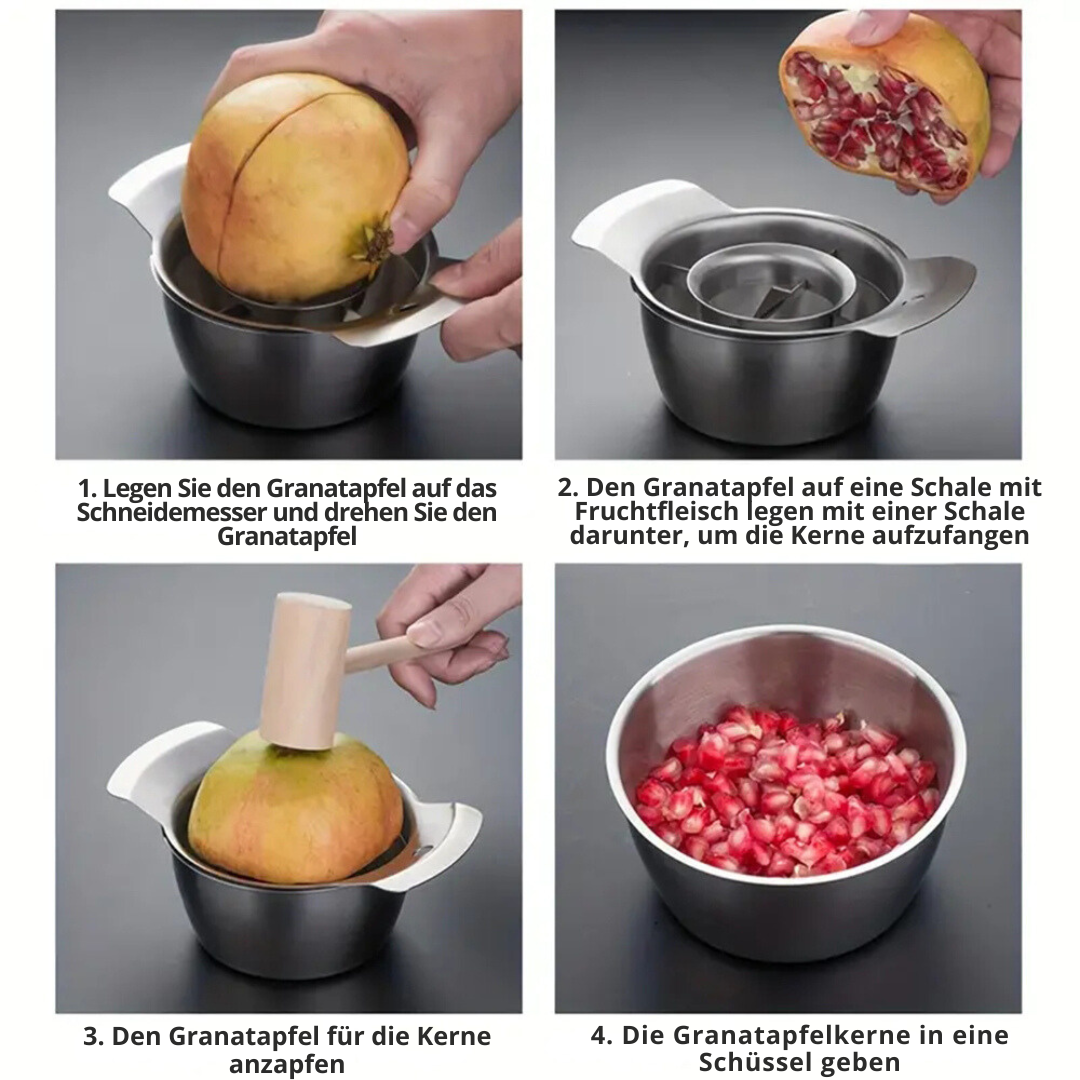 Pomegranate Deseeding Kit | Clean and Mess-Free Tool