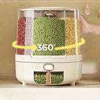 360° Rotating Airtight Food Storage Container | Large Grain & Cereal Dispenser-Orizon Depot