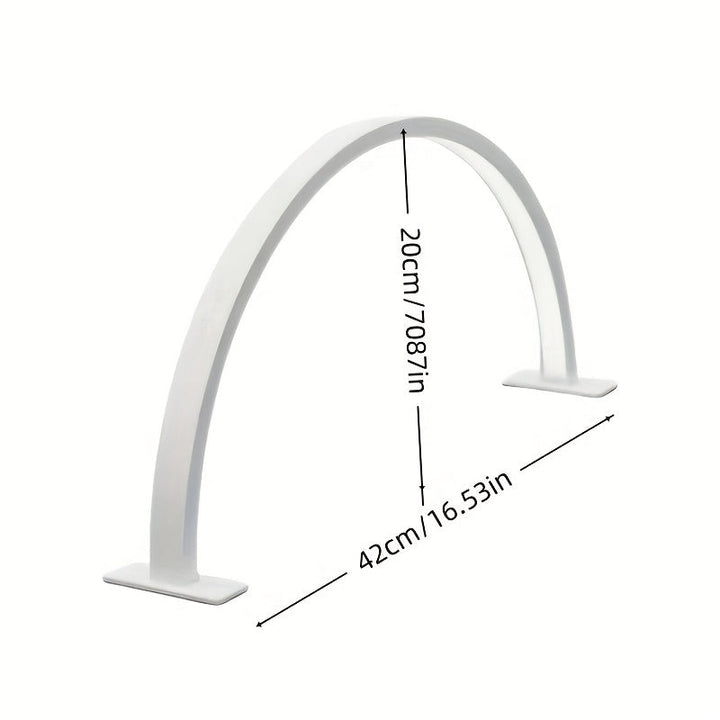 Adjustable USB Metal Desk Lamp with Crescent Moon Design