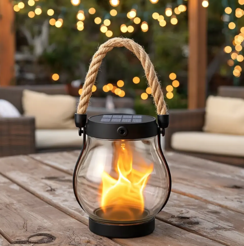 Fire Seed Solar Light — Enchanting Flame Mood for Heartwarming Nights-Orizon Depot