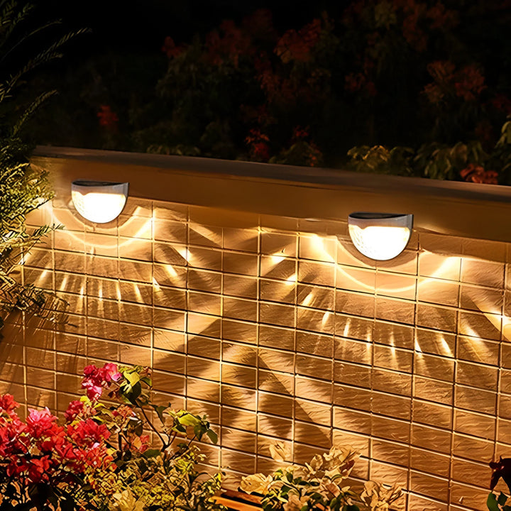 Solar Garden Wall Lamp - Energy-Efficient Outdoor Lighting-Orizon Depot