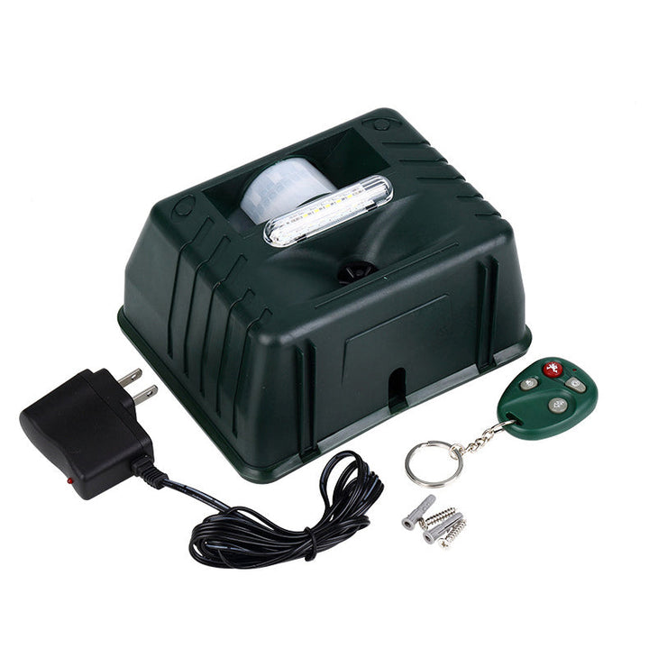 Ultrasonic Bird Repeller for Woodpeckers - Outdoor Pest Control Device