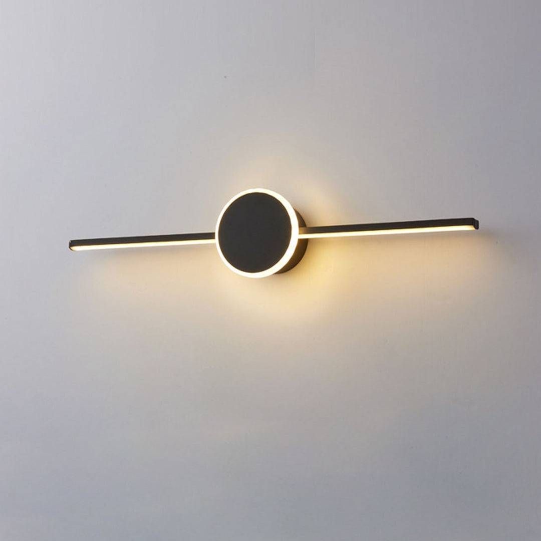 Nordic Minimalist Long Disc LED Vanity Light Wall Sconce Light-Orizon Depot