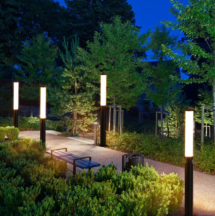 Modern Acrylic LED Lawn Lamp Creative Lipstick-Outdoor Waterproof Design
