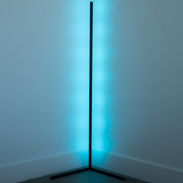 Modern Corner LED Floor Lamp – Space-Saving Minimalist Design-Orizon Depot