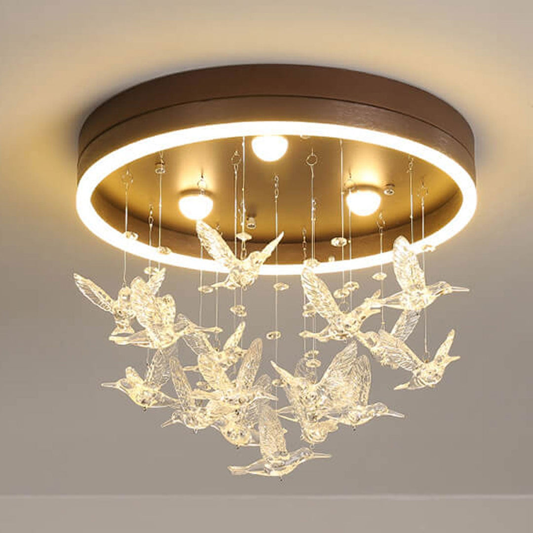 Modern Creative Cartoon Bird Ceiling Lamp-Orizon Depot