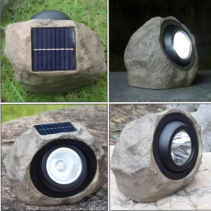 Solar Rock Garden Light for Outdoor Illumination-Orizon Depot