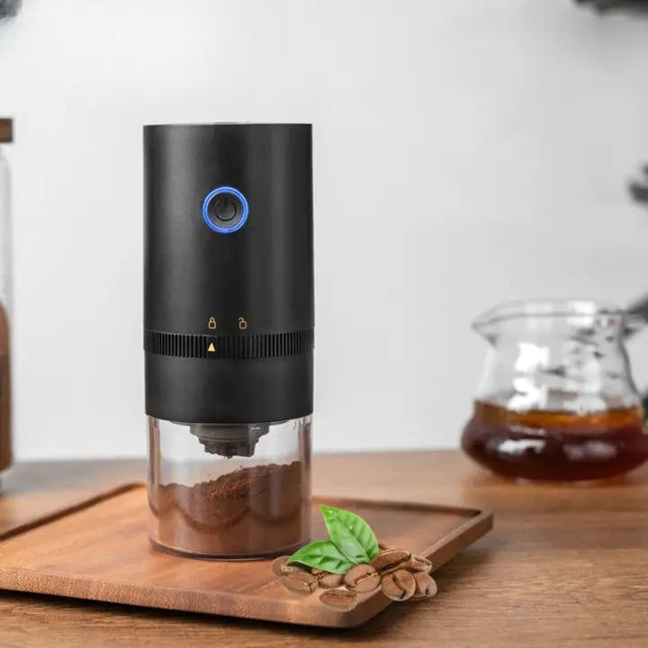 Electric Coffee Grinder | Adjustable Grind Settings | USB Rechargeable