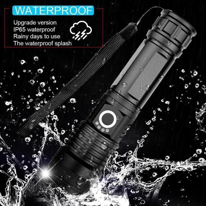 90000 Lumens XHP50.2 Ultra Bright High-Power Flashlight