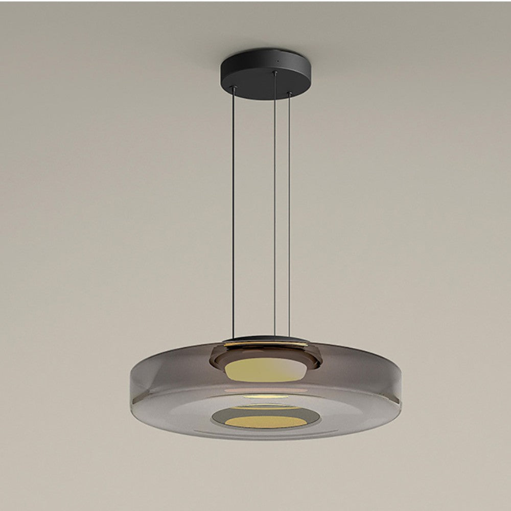 Bauhaus Style Glass Pendant Light | Modern Hanging Fixture