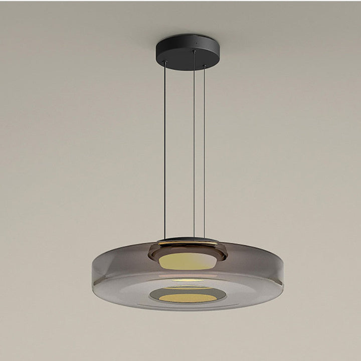Bauhaus Style Glass Pendant Light | Modern Hanging Fixture