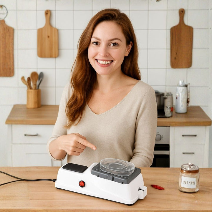 Two-Stage Knife Sharpener with Stable Guide Slots for Better Cutting