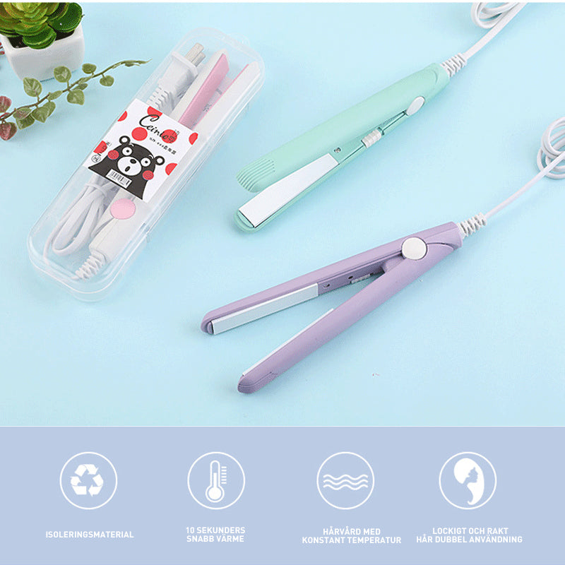 Ceramic Mini Hair Straightener for Effortless Styling-Orizon Depot