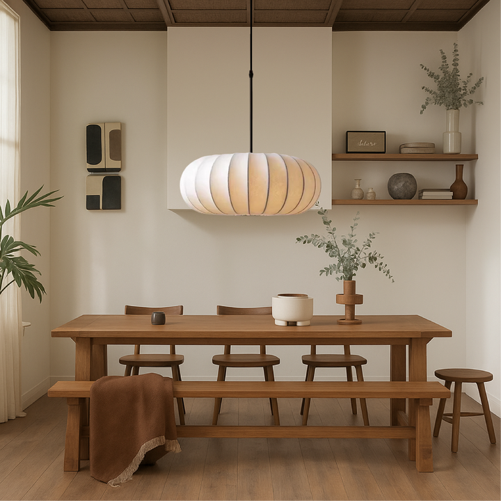 Verona Silk Pendant Light for Modern Interiors-Orizon Depot