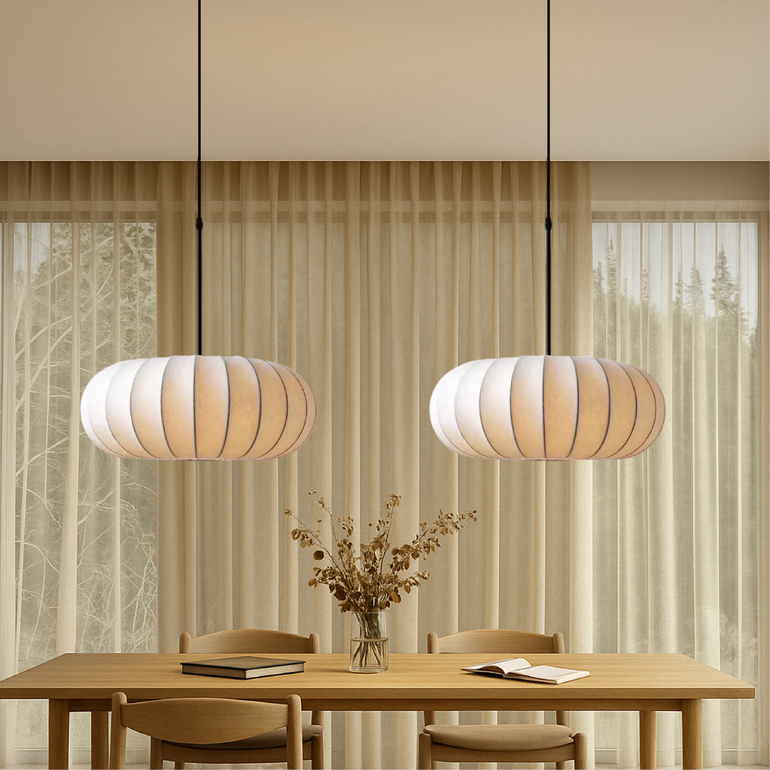 Verona Silk Pendant Light for Modern Interiors-Orizon Depot