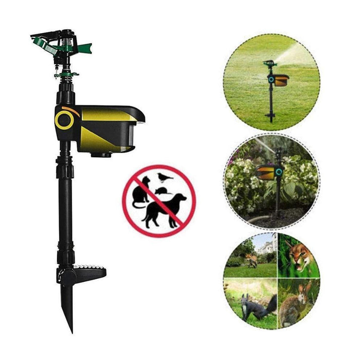 Solar-Powered Motion Activated Sprinkler to Deter Deer