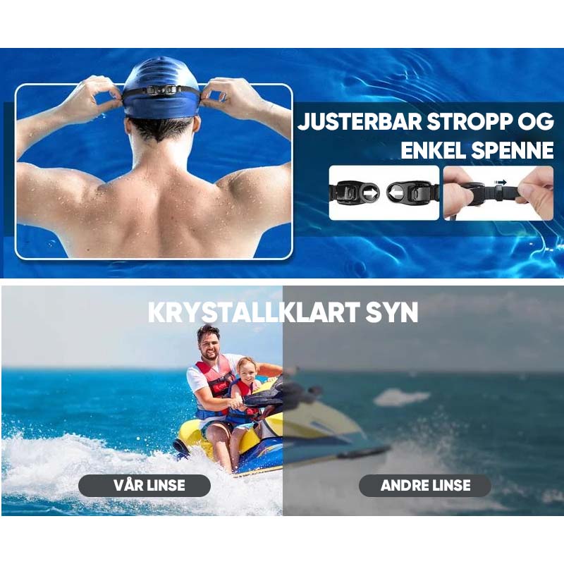 Anti-Fog Swim Goggles for Clear Vision in the Water-Orizon Depot