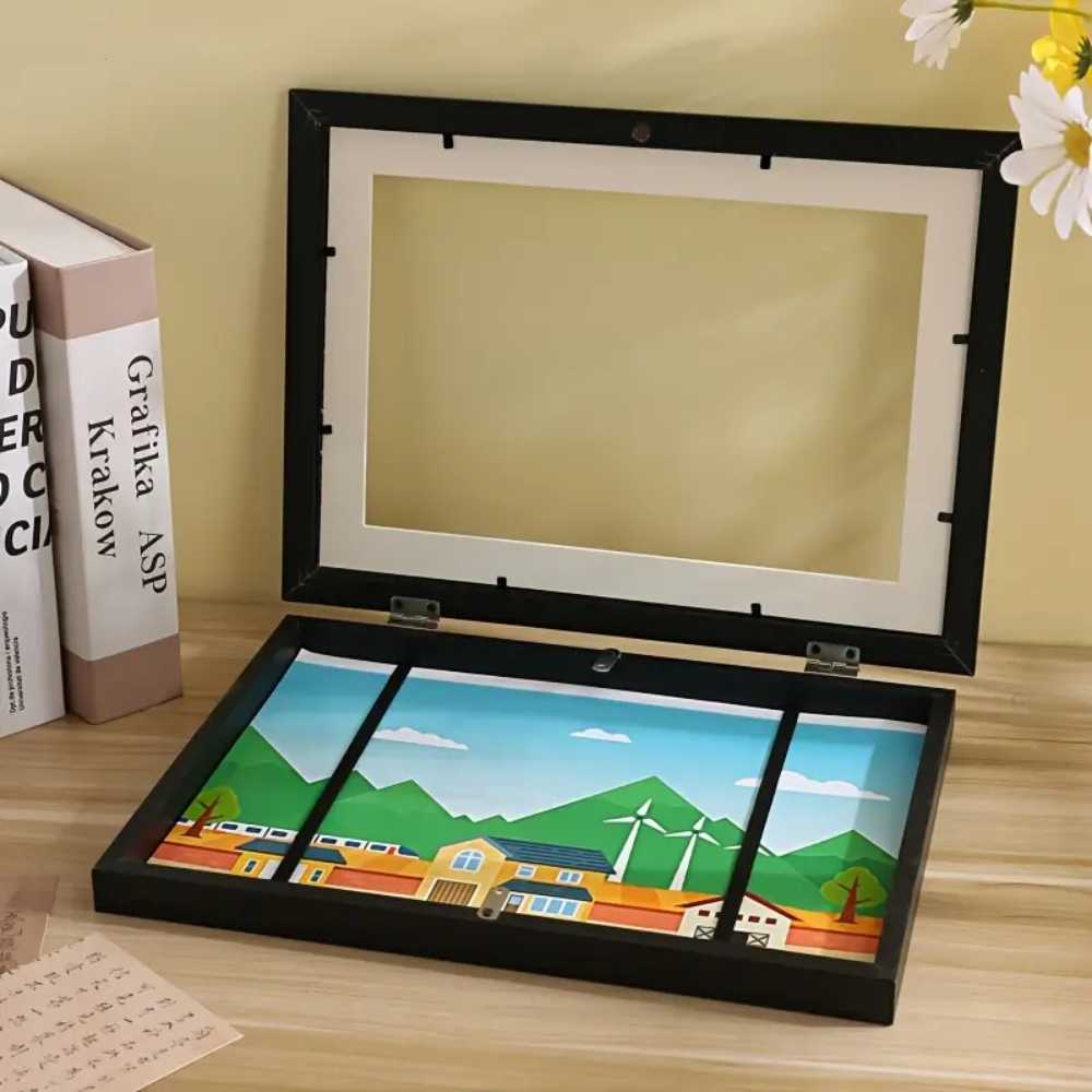 Kids' Art Projects Display Frame for Creative Artwork Storage-Orizon Depot
