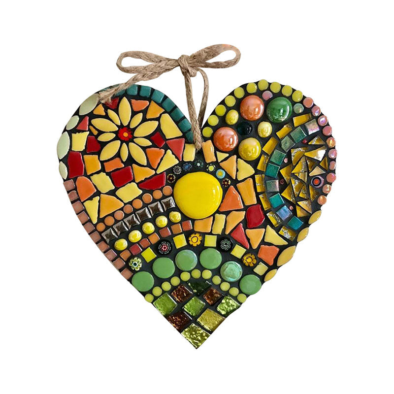 Large Garden Mosaic Heart Decoration for Outdoor Decor-Orizon Depot