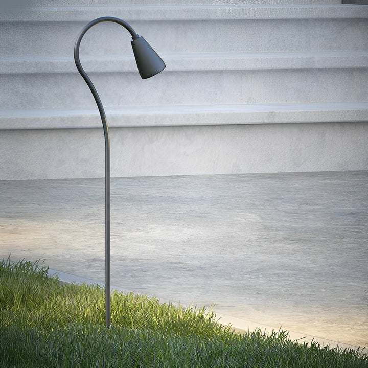 Waterproof LED COB Arched Gooseneck Pathway Lights for Outdoors