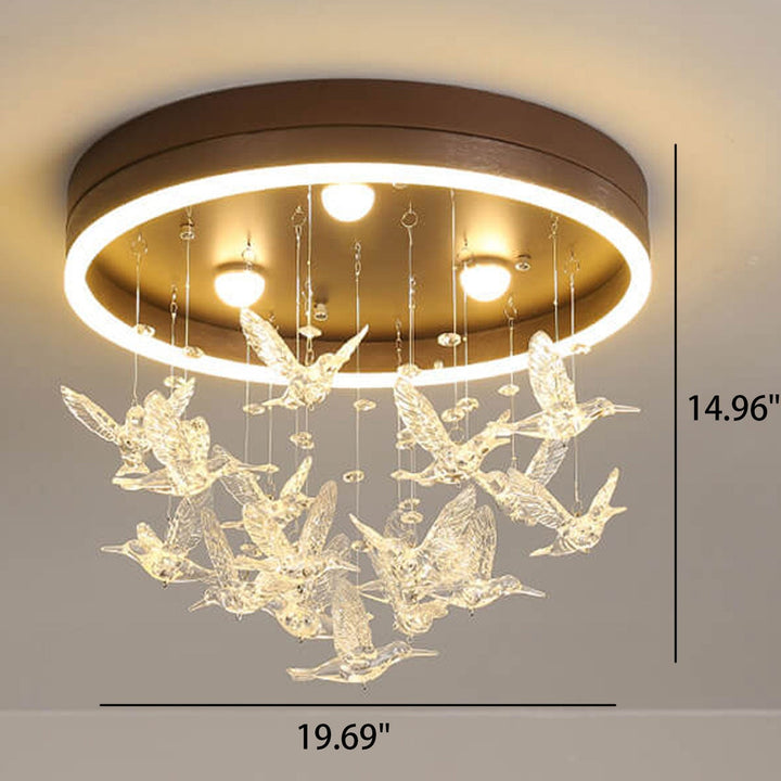 Modern Creative Cartoon Bird Ceiling Lamp-Orizon Depot