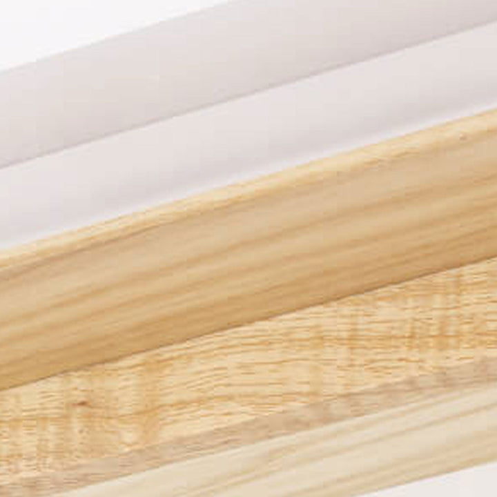 Nordic Minimalist Log Wood Strip LED Vanity Wall Sconce Lamp-Orizon Depot