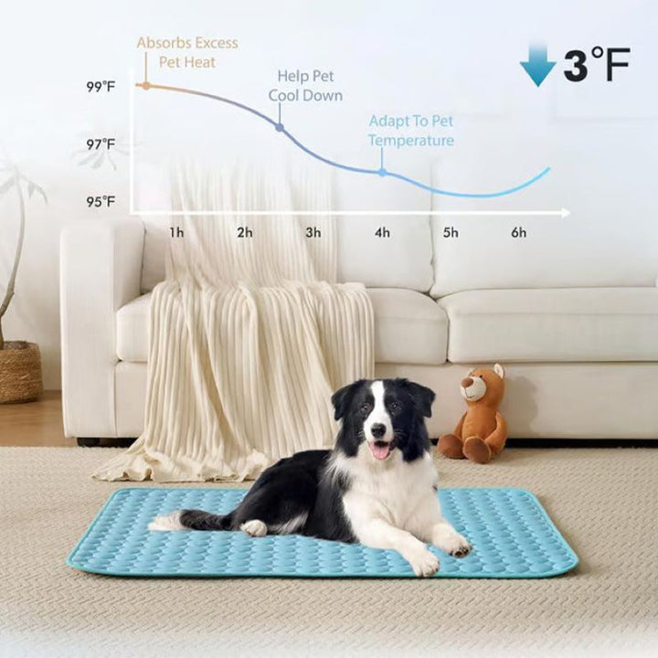 Cooling Mat for Dogs - 4x More Effective Pet Comfort Solution-Orizon Depot