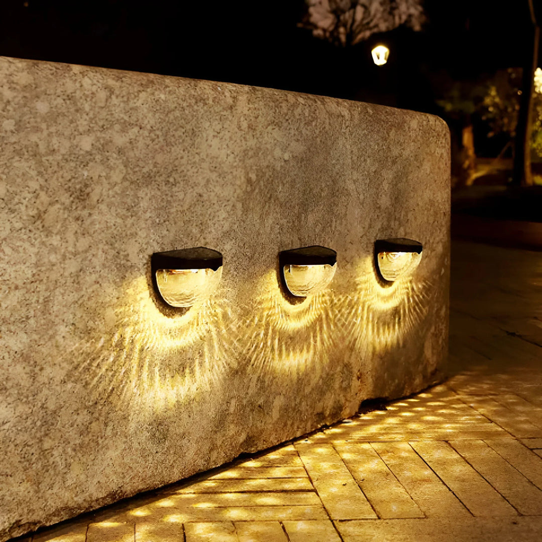 Solar Garden Wall Lamp - Energy-Efficient Outdoor Lighting-Orizon Depot
