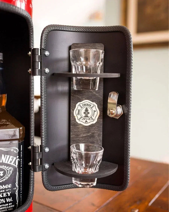 Discreet Fire Extinguisher with Hidden Drink Compartment