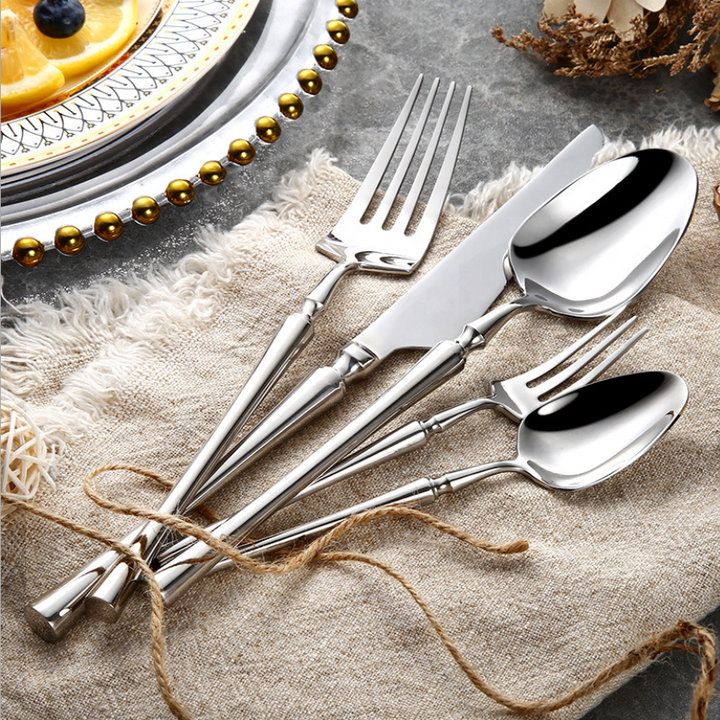 Classic Stainless Steel Cookware Set with Elegant Handles-Orizon Depot