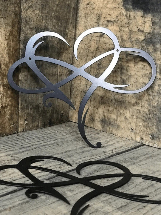 Heart-Shaped Steel Wall Art - Unique Metal Decoration for Home-Orizon Depot