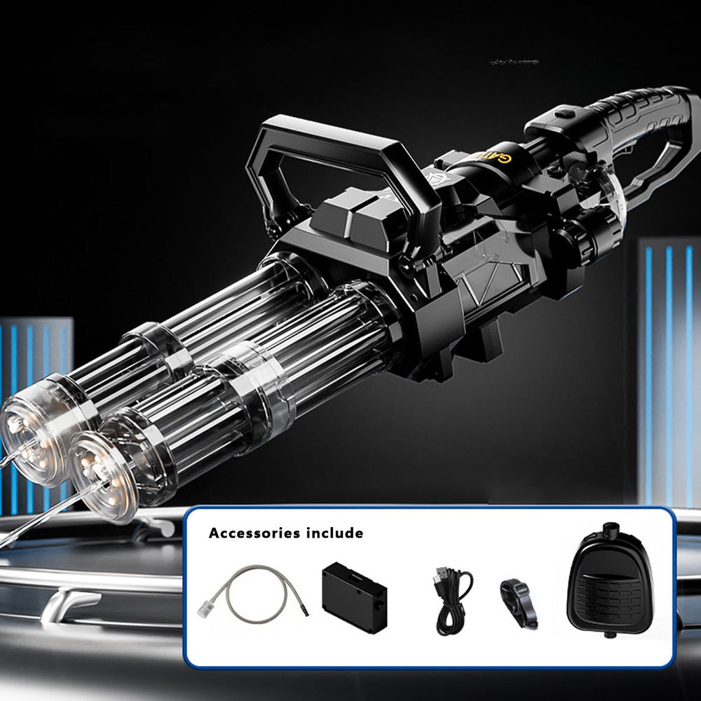 High-Speed Dual Muzzle Gatling Water Gun Backpack with LED-Orizon Depot