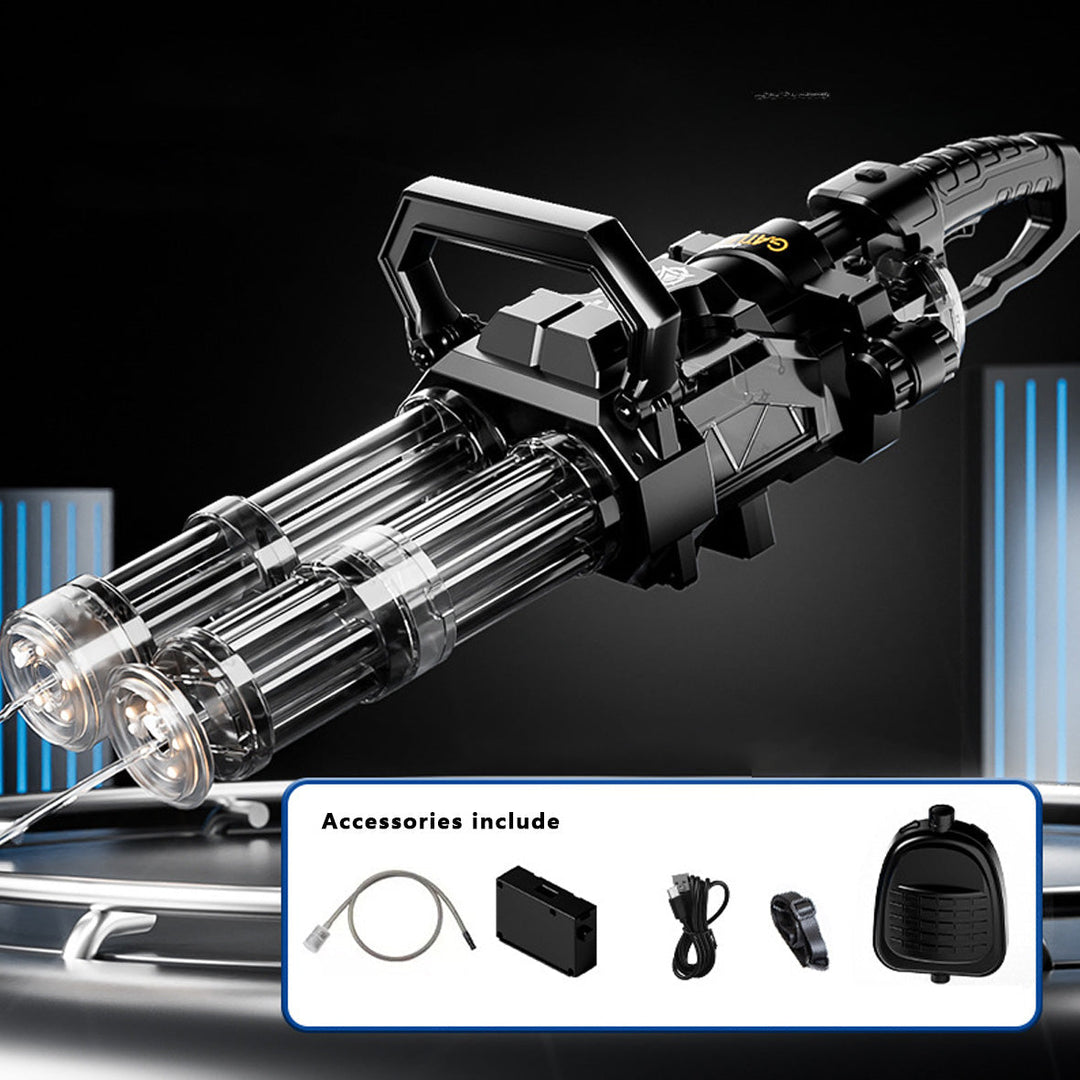 High-Speed Dual Muzzle Gatling Water Gun Backpack with LED-Orizon Depot