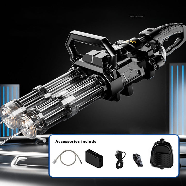 High-Speed Dual Muzzle Gatling Water Gun Backpack with LED-Orizon Depot