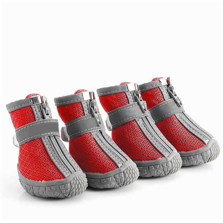 Durable Outdoor Dog Shoes with Mesh - All-Terrain Paw Protection-Orizon Depot