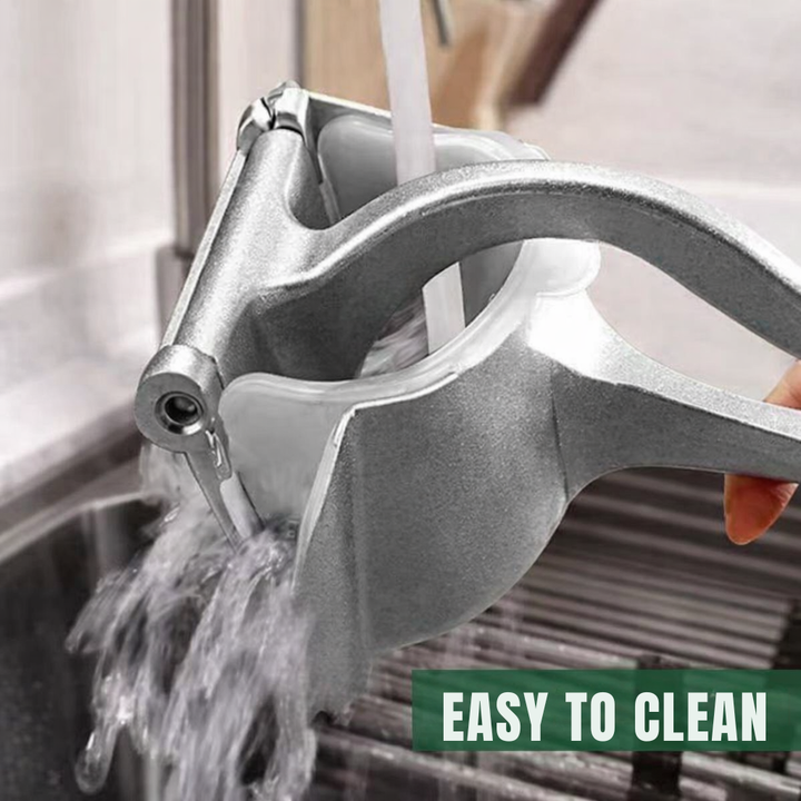 Stainless Steel Manual Citrus Juicer with Non-Slip Lever Grip