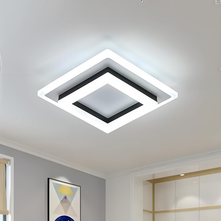 Modern Square LED Ceiling Light | Stylish Flush Mount Fixture