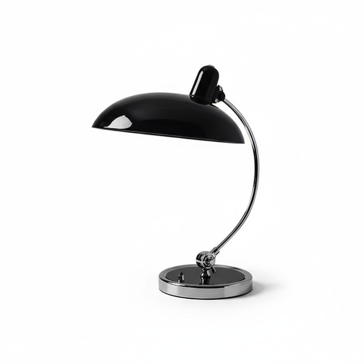 Scandi-Inspired Table Lamp | Curved Metal Design for Modern Decor