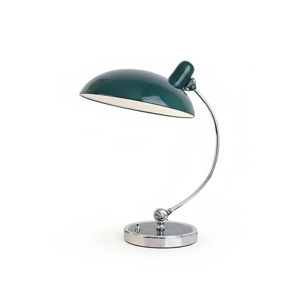 Scandi-Inspired Table Lamp | Curved Metal Design for Modern Decor