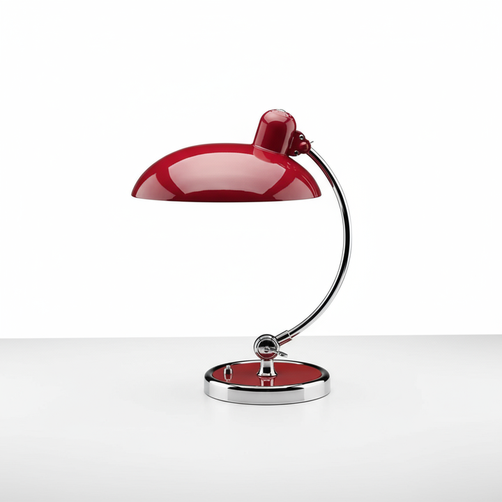 Scandi-Inspired Table Lamp | Curved Metal Design for Modern Decor