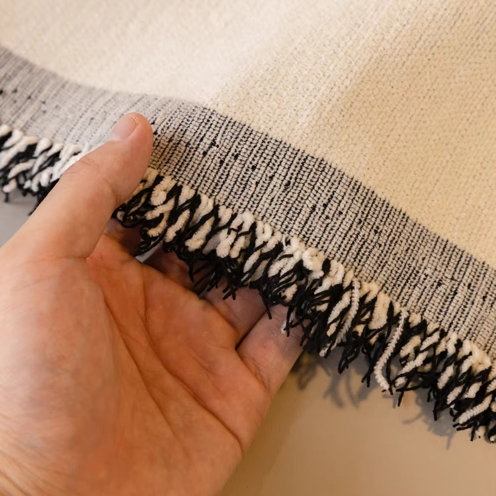 Abstract Brushstroke Chenille Sofa Cover for Stylish Home Decor-Orizon Depot